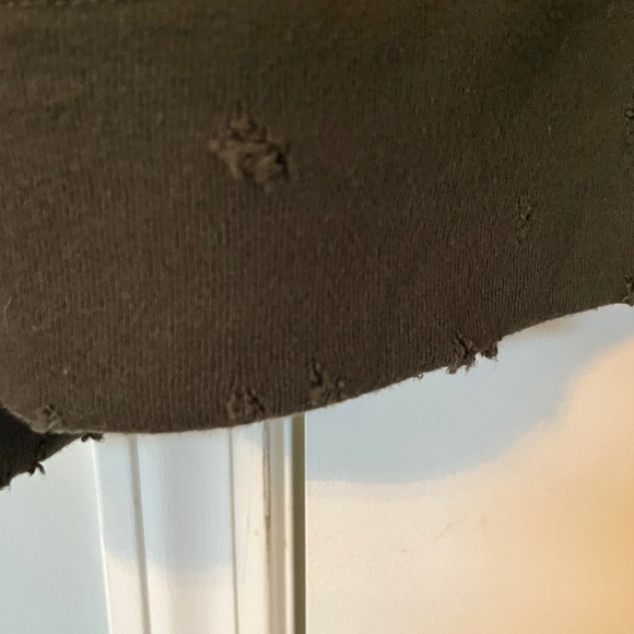 Chaser Dark Green Serpent Snake Distressed Sweatshirt Sz Large NWT - Picture 4 of 9